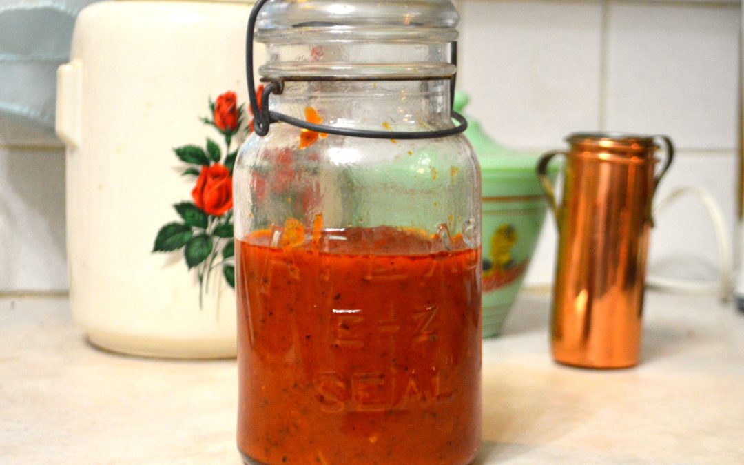 Homemade Pizza Sauce from Tomato Juice